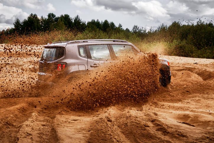 Jeep Renegade off-roading